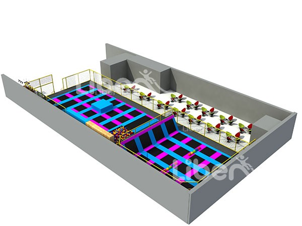 Hot Sale Giant TUV Certified Trampoline Park Seller In China